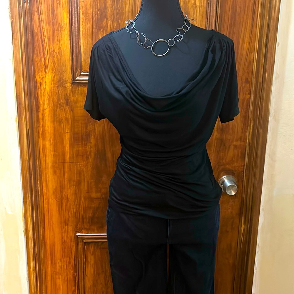 Gap Scoop neck Short Sleeved Blouse